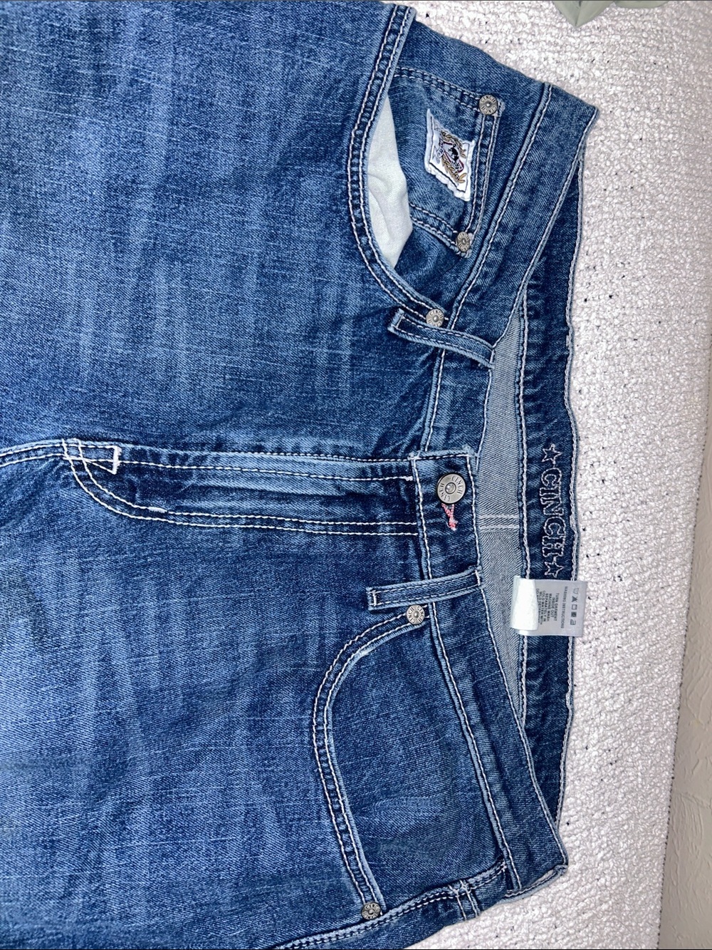 Cinch Men's Indigo Blue Relaxed Fit Denim Jeans